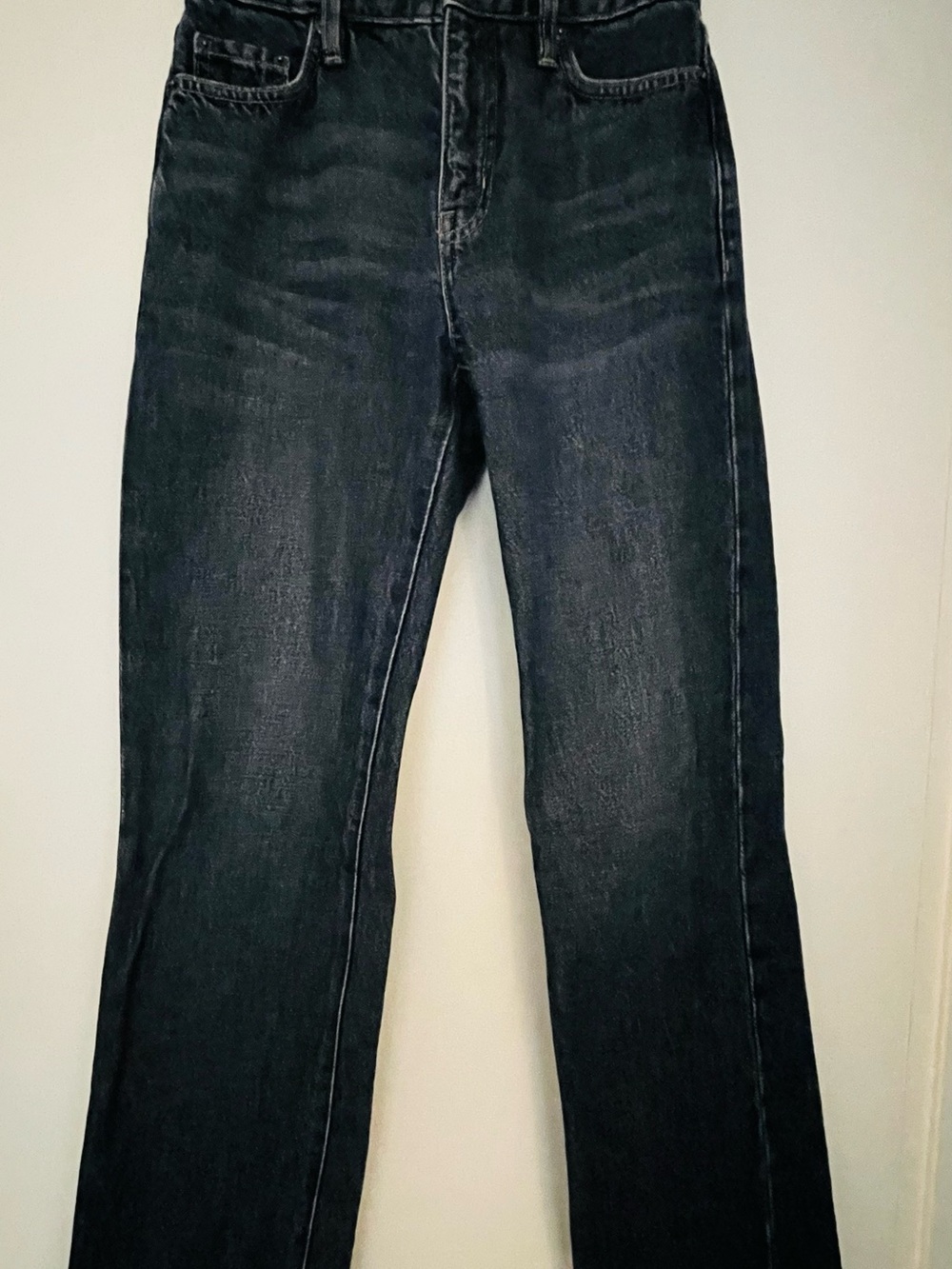 Dynamite Cara Dark Blue Straight-Leg Jeans